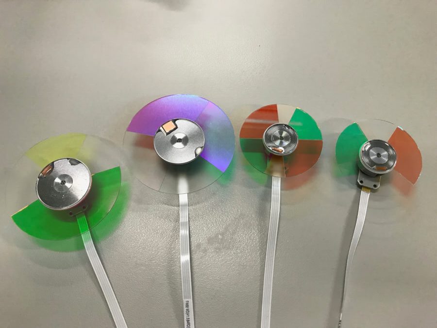 Color Wheel Component Color Wheel - Semilux International Ltd All Rights Reserved.